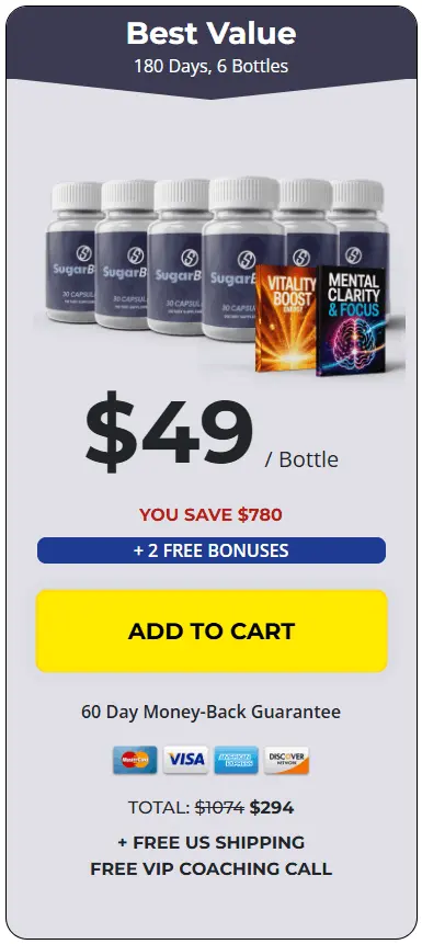 Buy SugarBoost 6 Bottle